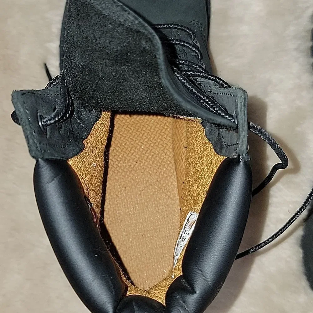 **HOST PICK** TIMBERLAND KIDS' 6” BLACK PREMIUM WATERPROOF CASUAL BOOTS, SIZE 5